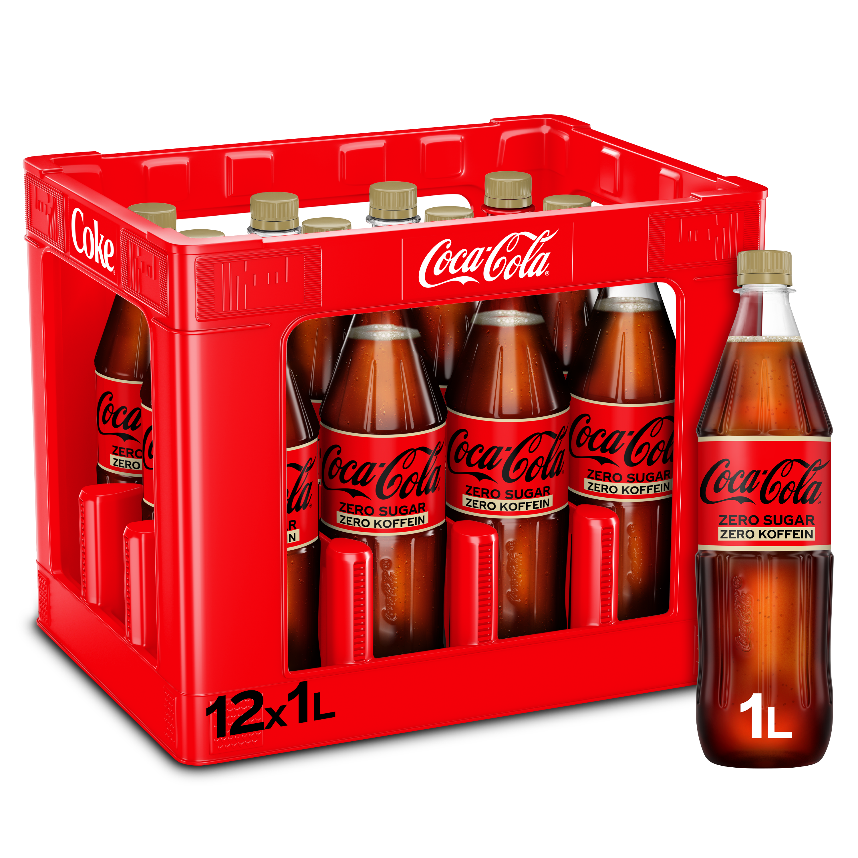 Coca-Cola Zero Koff-frei PET 12/1 Coca-Cola Zero Koff-frei PET 12/1