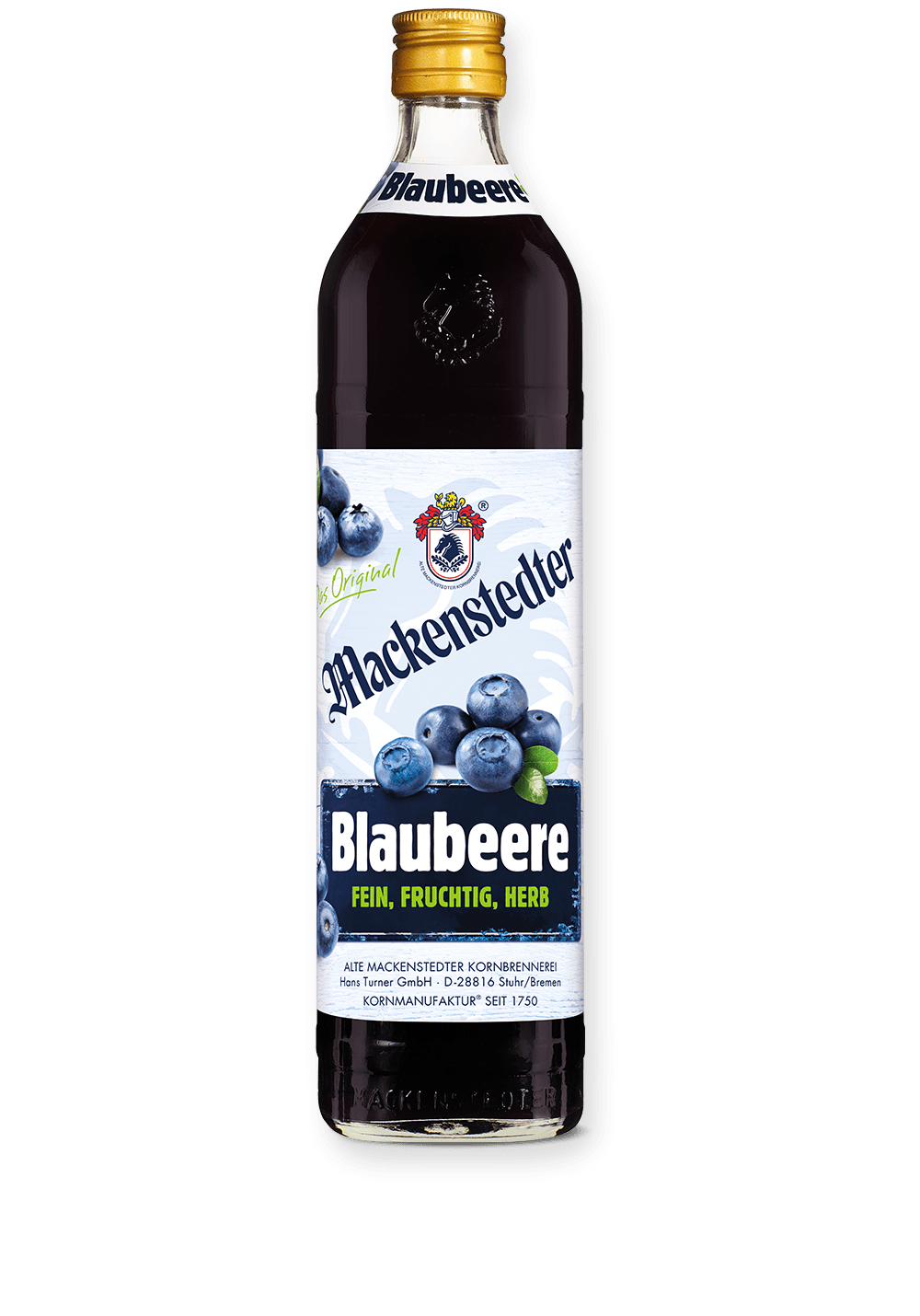 Mackenstedter Blaubeere mit Vodka Mackenstedter Blaubeere mit Vodka