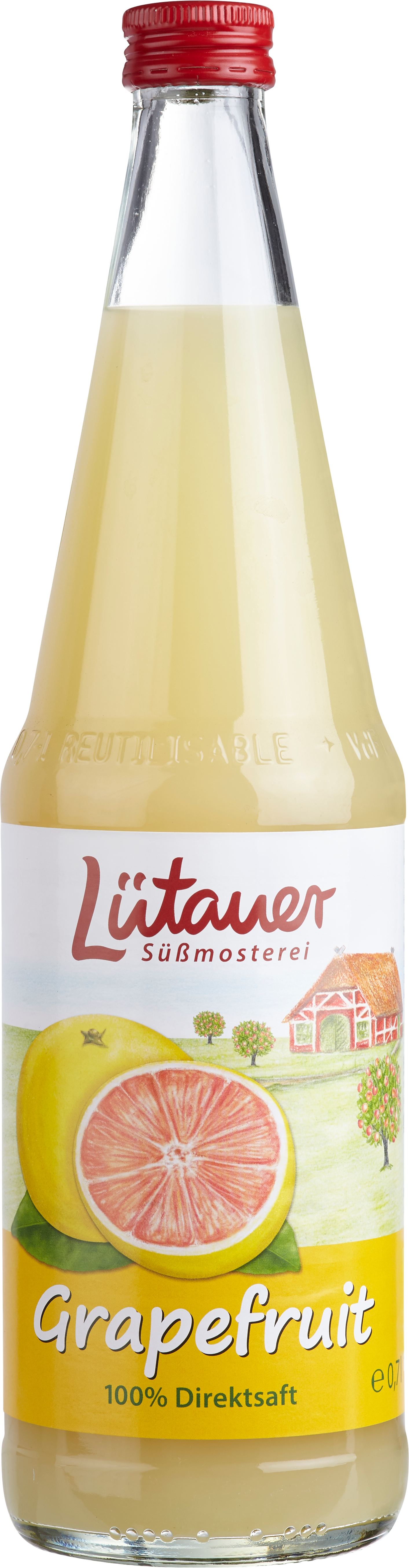 Lütauer Grapefruitsaft 6/0.7