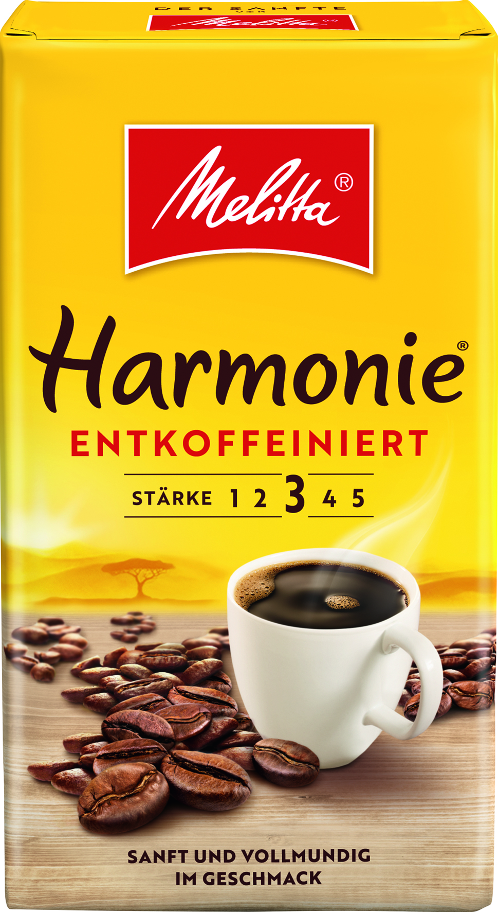 Melitta Kaffee Harmonie Entkoffeiniert 500g