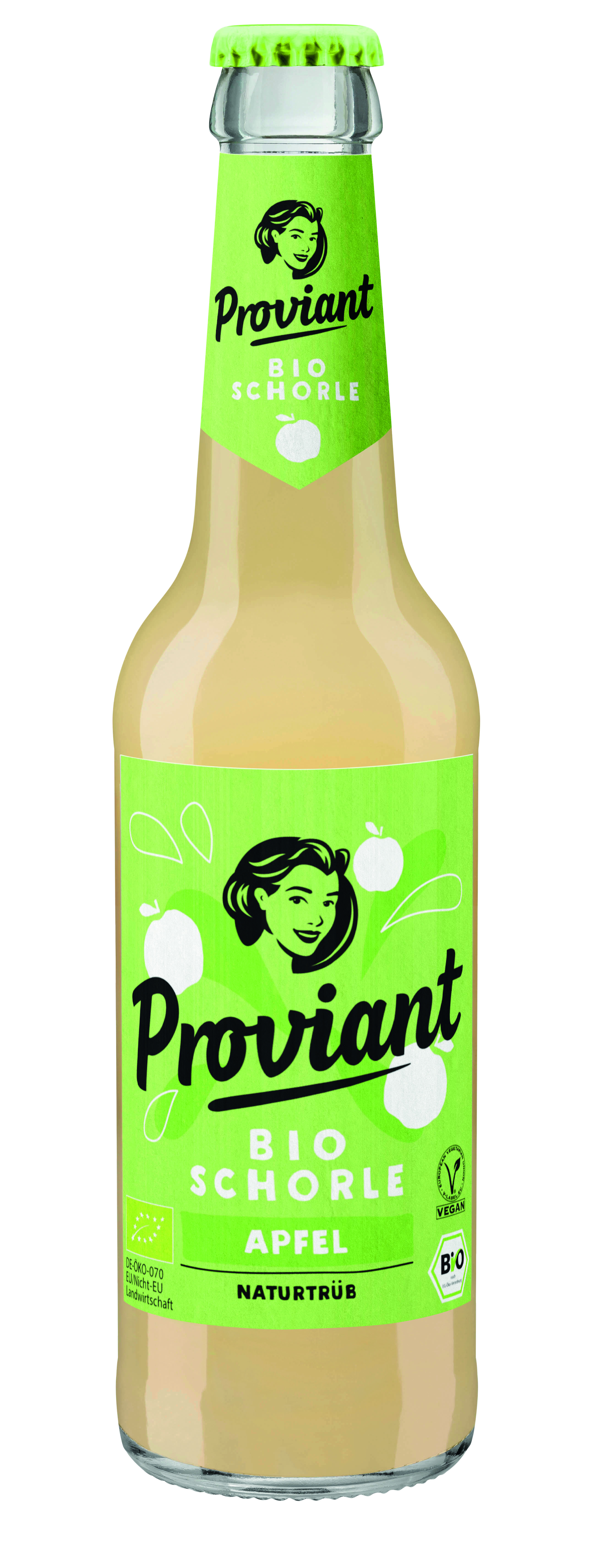 Proviant Bio Schorle Apfel 24/0.33